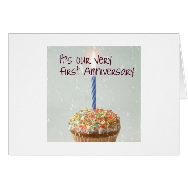 CARTÃO NOSSO DIA ESPECIAL CELEBRANDO "UM ANO" JUNTOS (Frente Horizontal)