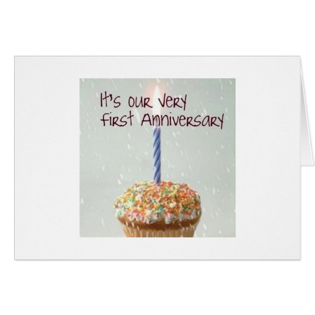 CARTÃO NOSSO DIA ESPECIAL CELEBRANDO "UM ANO" JUNTOS (Frente Horizontal)