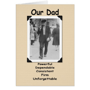 Cartão Nosso pai - o velhos Fart