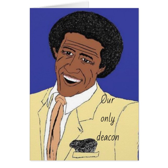 Cartão Nosso único deacon (Frente)