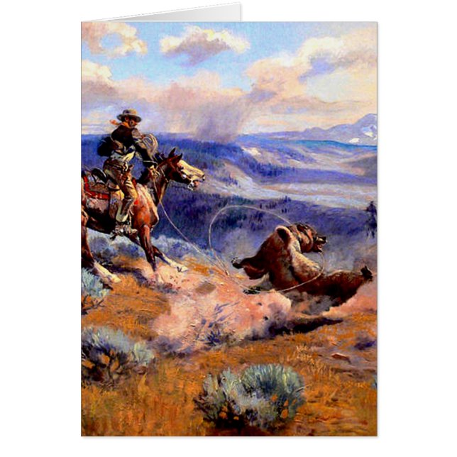 Cartão Nostalgia ocidental (Frente)