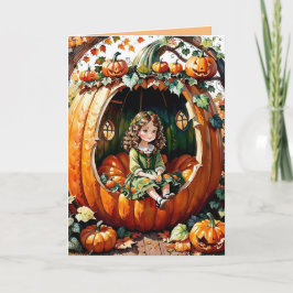 Cartão Nota da Sra. Pumpkin-Eater