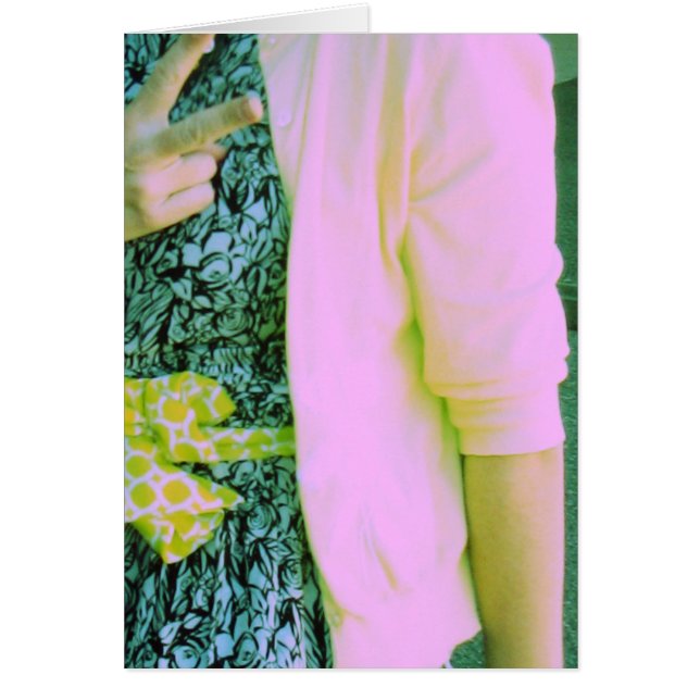 Cartão nota de paz (Frente)