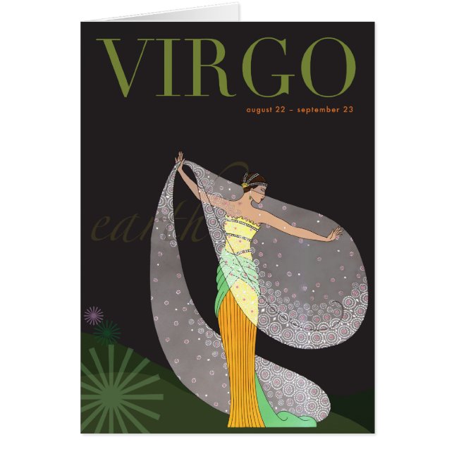 Cartão Nota de Virgo (Frente)