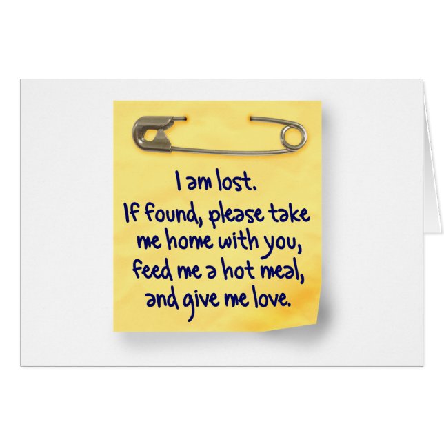 Cartão nota fixada (Frente Horizontal)