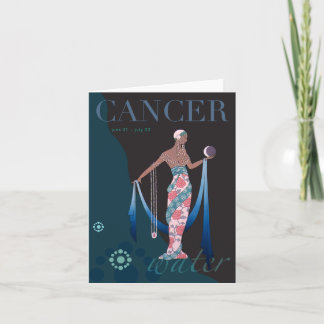 Cartão Nota sobre cancer
