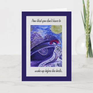 Cartão Nota sobre Parabéns de Baixa