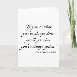 Cartão Notable Quotable Blank Inside Greeting Card