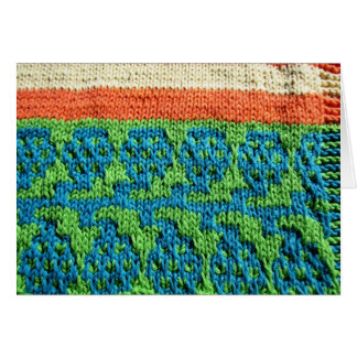 Cartão notas de confecção de malhas de g/nc Artisanware