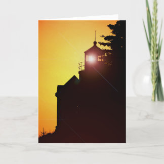 Cartão Note Card -Bass Harbor Light