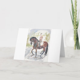 Cartão Note Card - Dressage Art