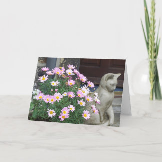 Cartão Note Card: Pink Daisies