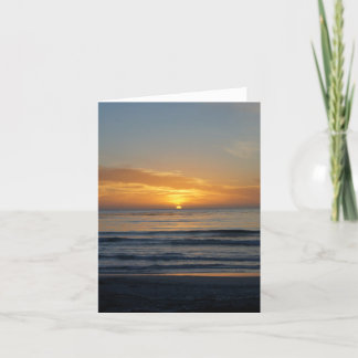 Cartão Note Card, Sunset on the California Coast