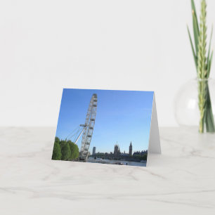 Cartão Note Card  with London Eye Ferris Wheel