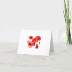 Cartão note cards - poppies