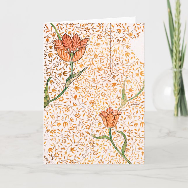 Cartão NOTE CARDS TULIPS Folded Greeting Card (Frente)