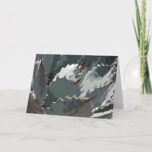 Cartão Notecard agave azul