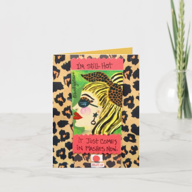 CARTÃO NOTECARD, AINDA ESTÁS QUENTE (Frente)