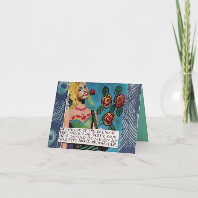 CARTÃO NOTECARD-AT THE END OF THE DAY (Frente)