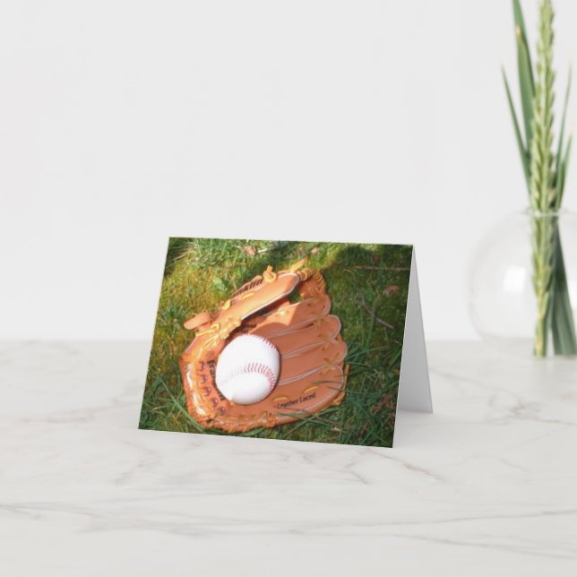 Cartão Notecard Baseball (Frente)