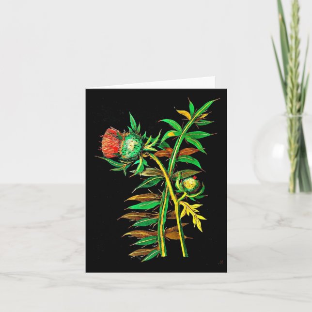 Cartão Notecard-Botanical Art-Mary Delany 6 (Frente)