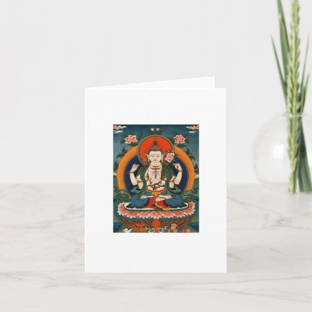 Cartão notecard buddha 1 (Frente)