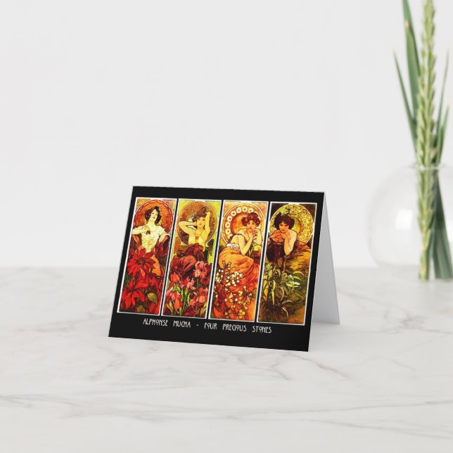 Cartão Notecard-Classic/Vintage-Mucha 13 (Frente)