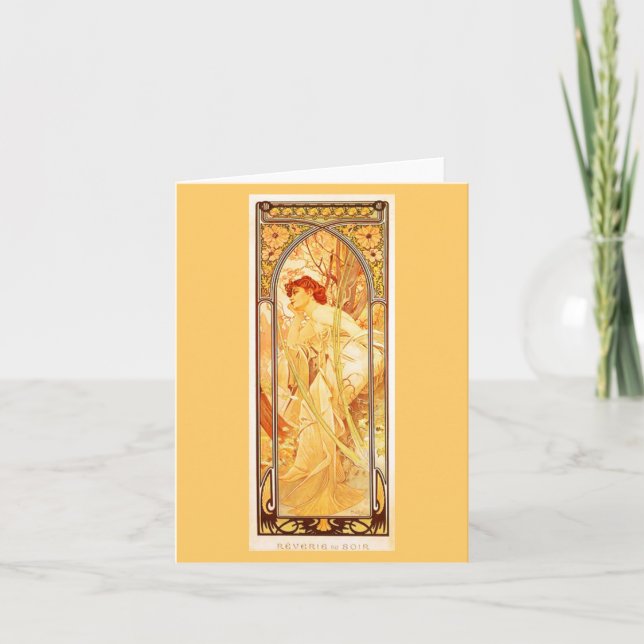Cartão Notecard-Classic/Vintage-Mucha 5 (Frente)