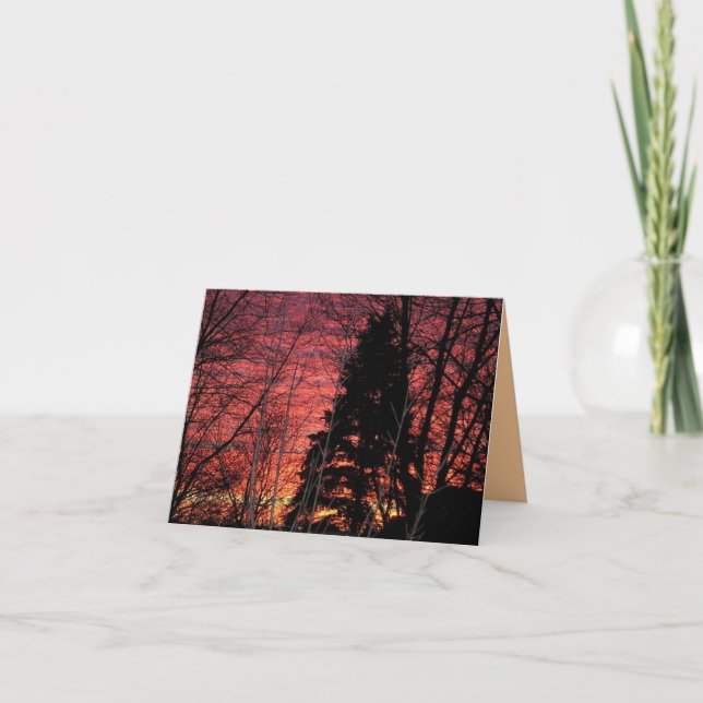 Cartão Notecard com Sunset Gordo (Frente)