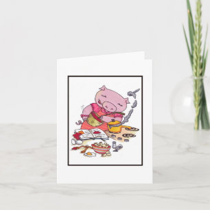 Cartão Notecard cozinhar