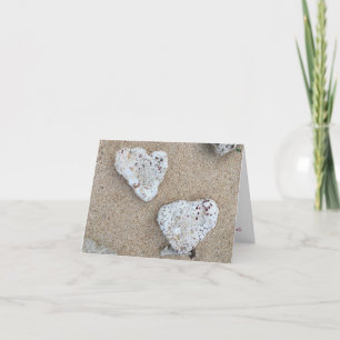 Cartão notecard de amor de coral