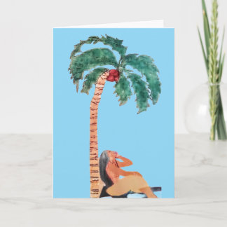 Cartão Notecard de aniversário (Dentro de Vazio)