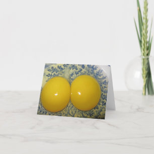 Cartão Notecard de ovos