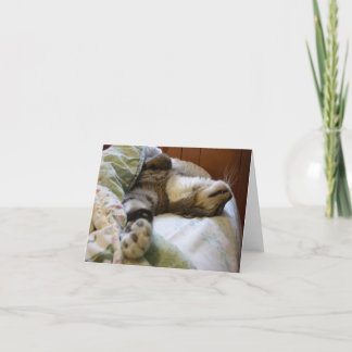 Cartão Notecard de relaxamento de Thomas