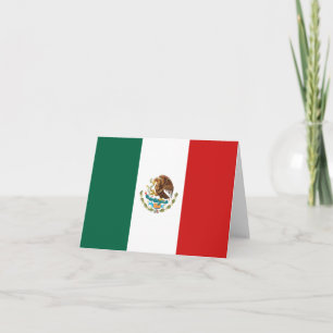 Cartão Notecard de Sinalizador do México
