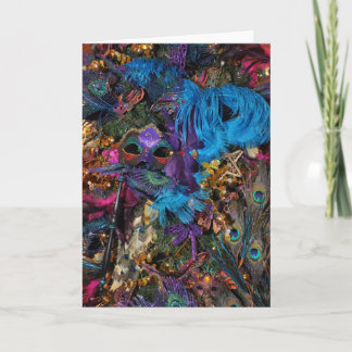 Cartão Notecard do carnaval/Nova Orleães