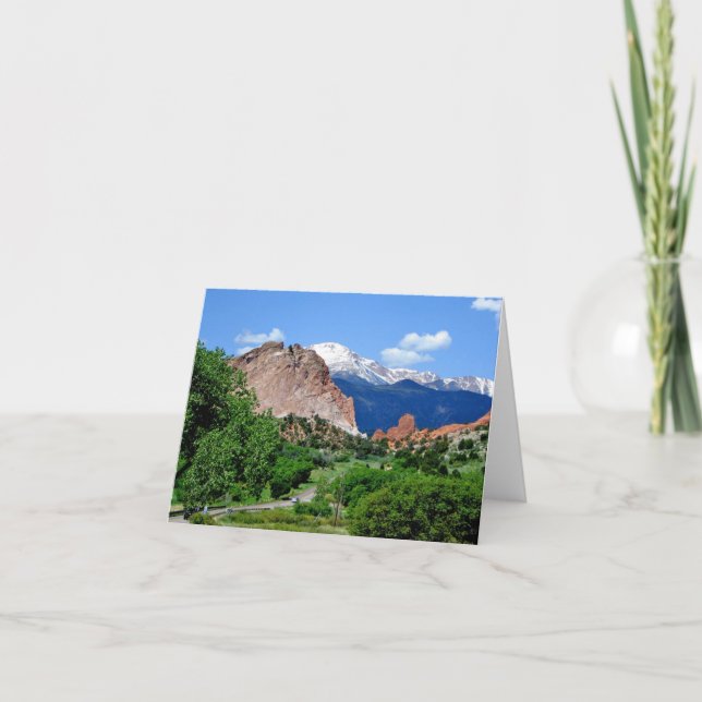 Cartão Notecard do Colorado (Frente)