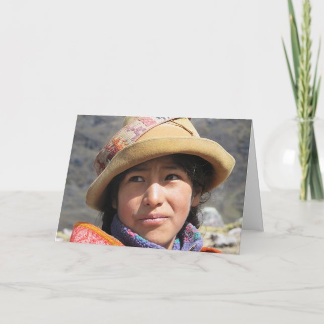 Cartão Notecard do Projeto Inti (Frente)