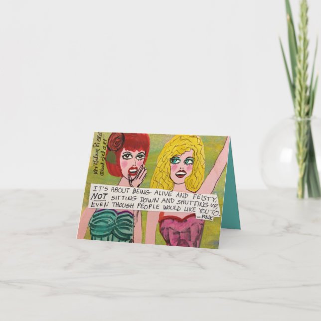 CARTÃO NOTECARD, É SOBRE ESTAR VIVO E FEITO (Frente)