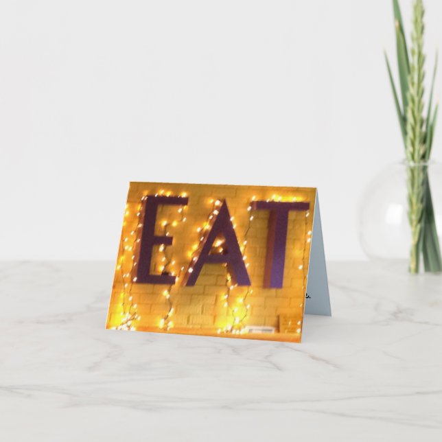 Cartão notecard-EAT (Frente)