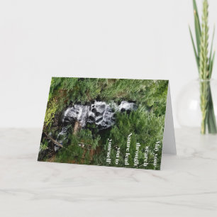 Cartão Notecard em cascata