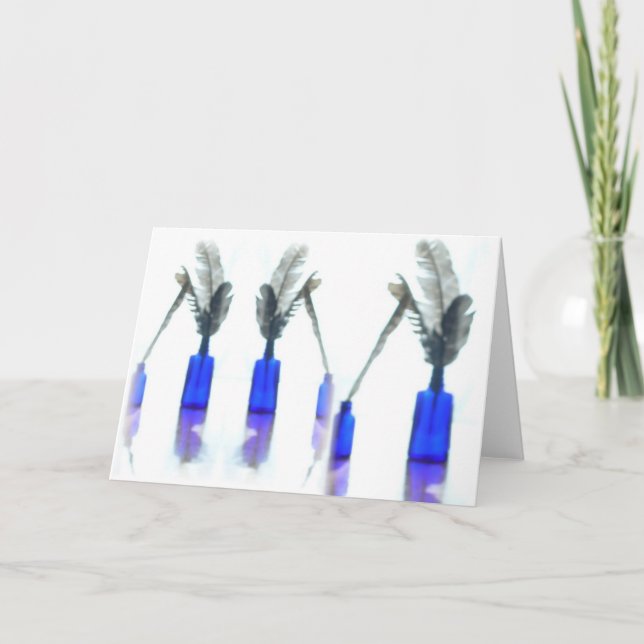 Cartão Notecard Feather Light (Frente)