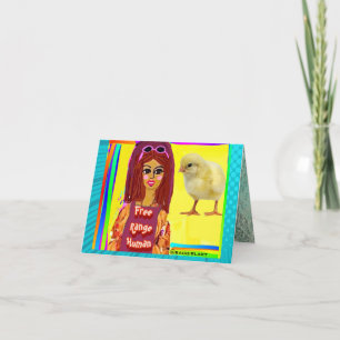 Cartão NOTECARD-Humano de criação livre