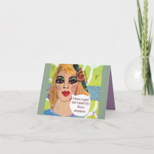 CARTÃO NOTECARD-I HAVE A PAST