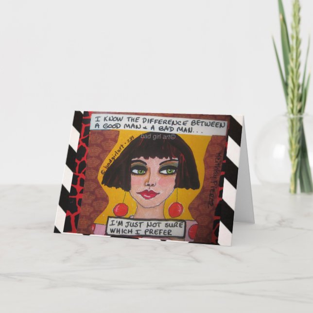 CARTÃO NOTECARD-I SABEM A DIFERENÇA NO MEIO (Frente)