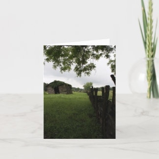 Cartão Notecard inclinado