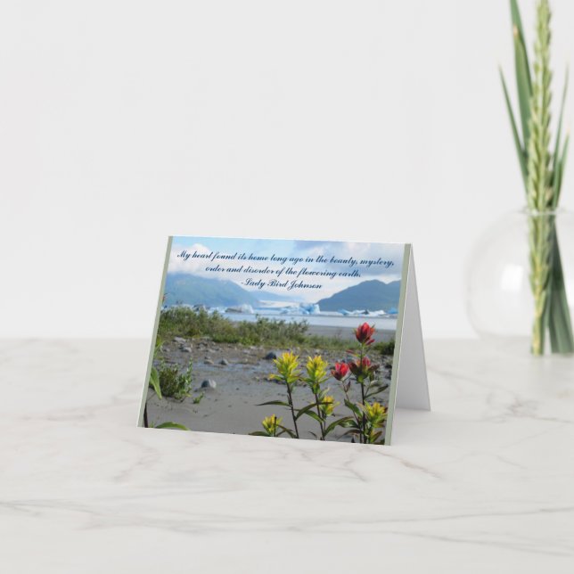 Cartão Notecard inspirado das citações (Frente)