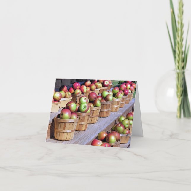 Cartão Notecard - Maçãs (Frente)