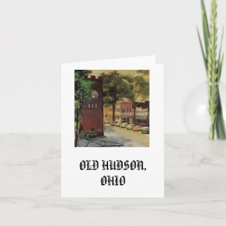 Cartão Notecard, Old Hudson