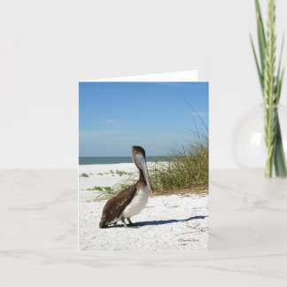 Cartão Notecard Pelican Brown
